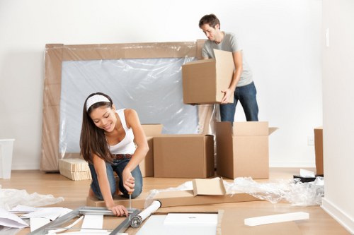 Moving furniture from a flat in Acton with careful access planning