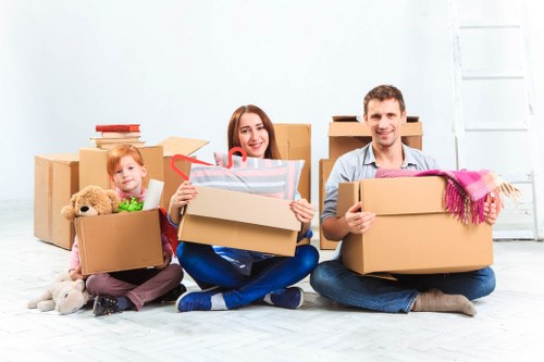 Loading furniture and boxes for a man with a van job in Acton
