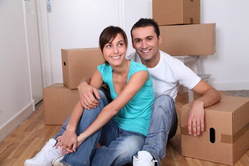 Collected household furniture ready for responsible removal