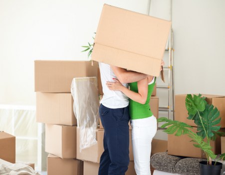 Local removals team helping with a move in Acton