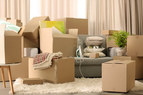 Man and van service handling a flat move in Acton with care